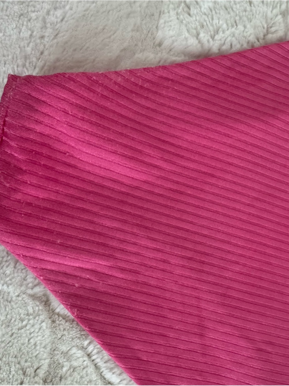 Women's Ribbed Pink Bikini Set Vetchy - Picture 3 of 5